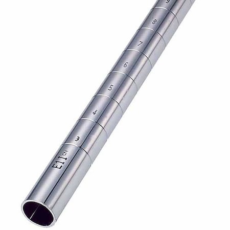 Global Industrial 63H Chrome Post, 4PK 711232
